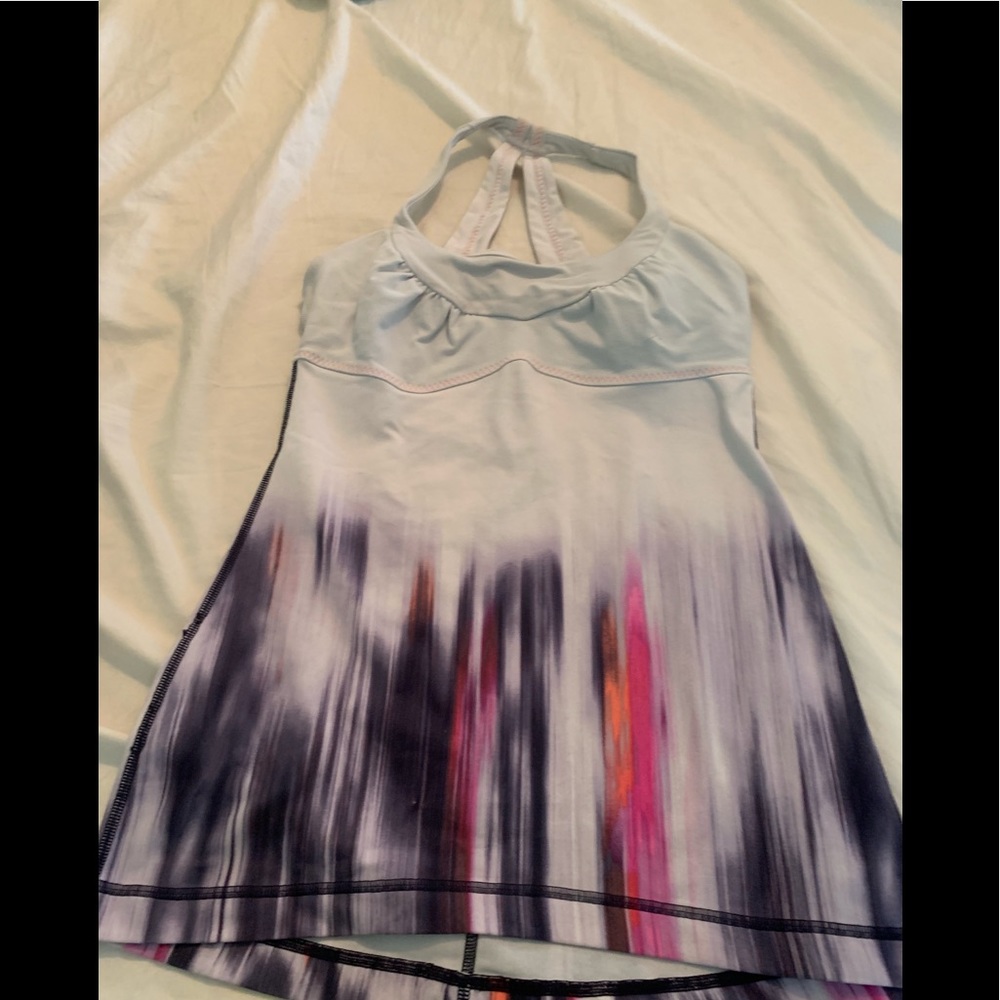 Lulu white tank size 6